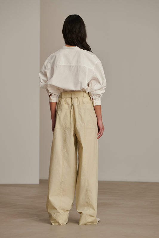 Cody Trousers - Putty - Cotton - Women