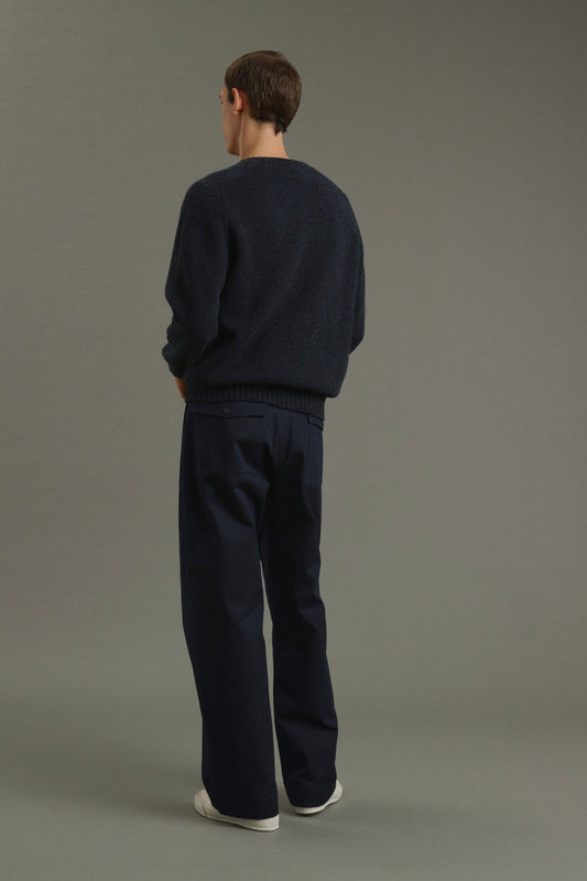 Hose Chet - Marineblau - Baumwolle - Herren