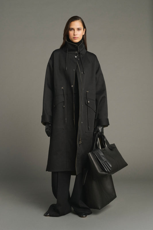 Suave bag - Noir Cuir Grainé Baguette - Soeur
