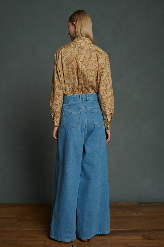 Jean Alexis - Denim Bleu Délavé - Coton - Femme