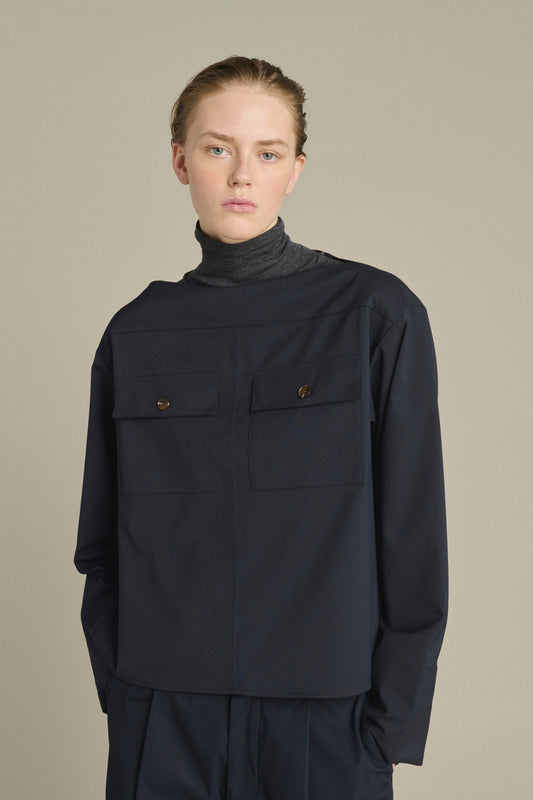 Blouse Kacy - Bleu Nuit - Femme