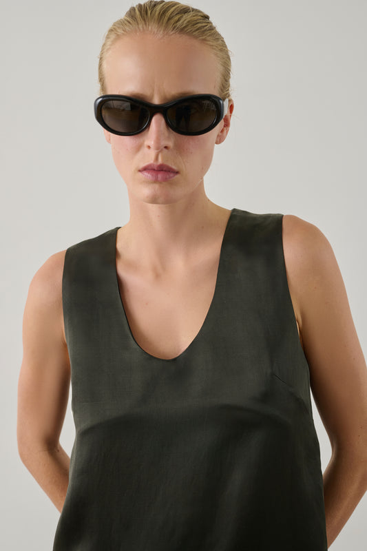 Robe Italie - Vert Foncé - Femme