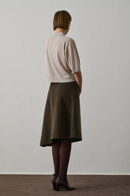 Polo Elton - Blanc Cassé - Laine - Femme