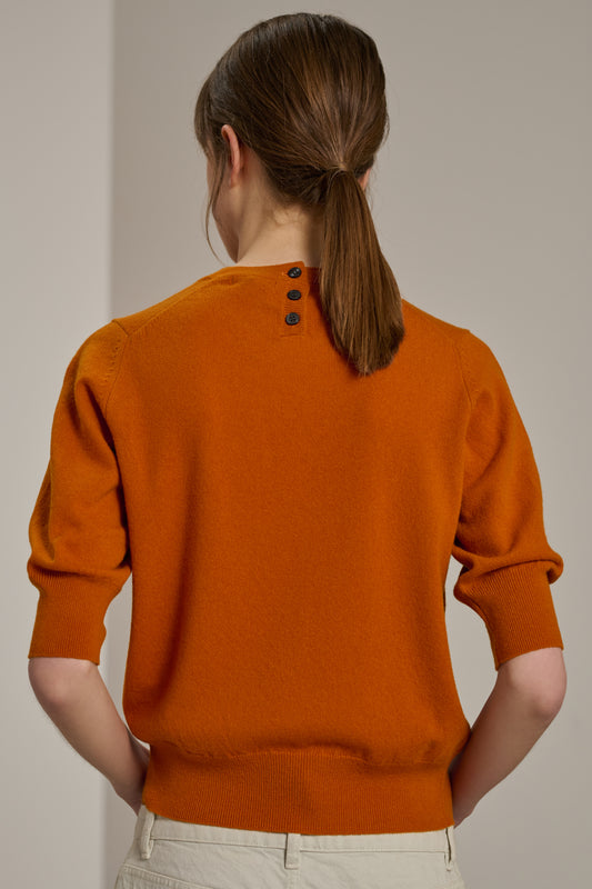Baie pullover - Orange - Cashmere - Women