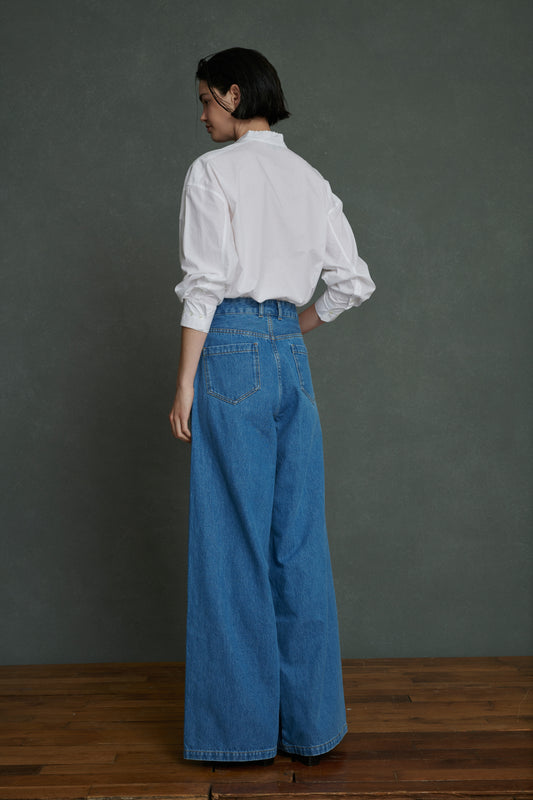 Jean Alexis - Denim Bleu Délavé - Coton - Femme