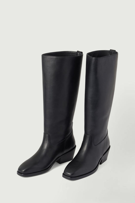 Stiefel Bergam - Schwarz - Leder - Damen