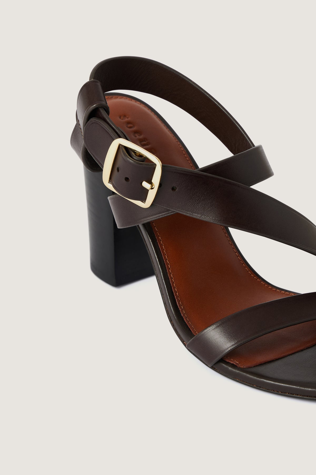 SANDALS PAOLINA DARK BROWN
