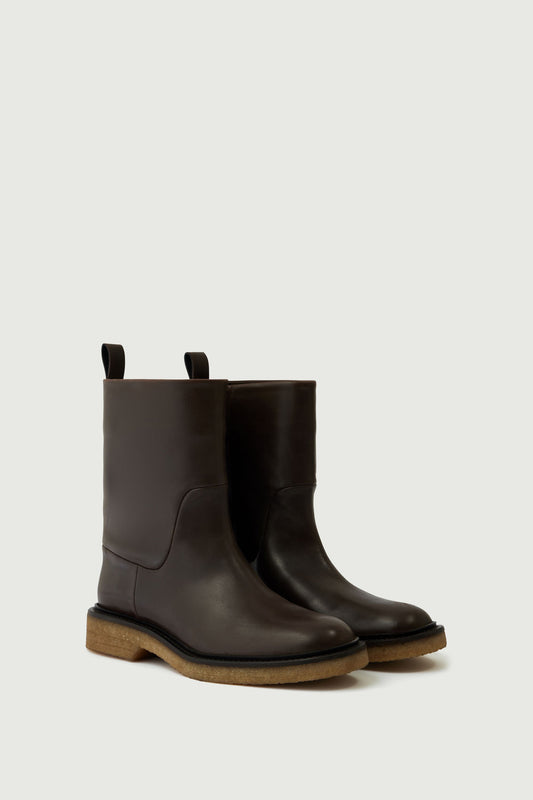 Stiefeletten Chuck - Ébène - Leder - Damen