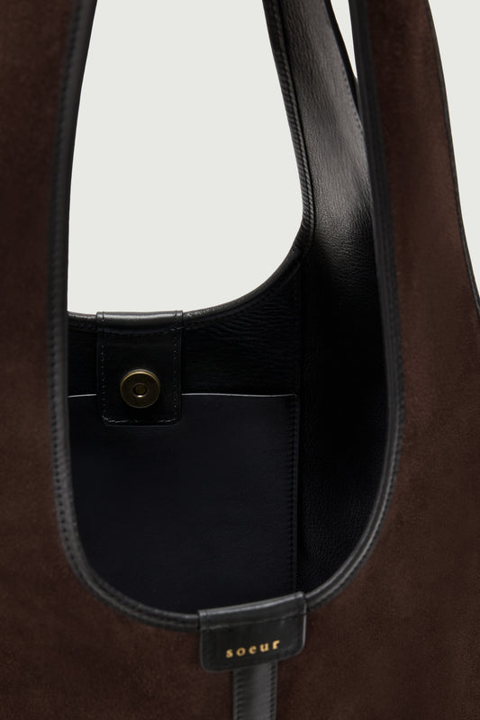 Cabas Douce – Dunkelbraun – Leder – Damen