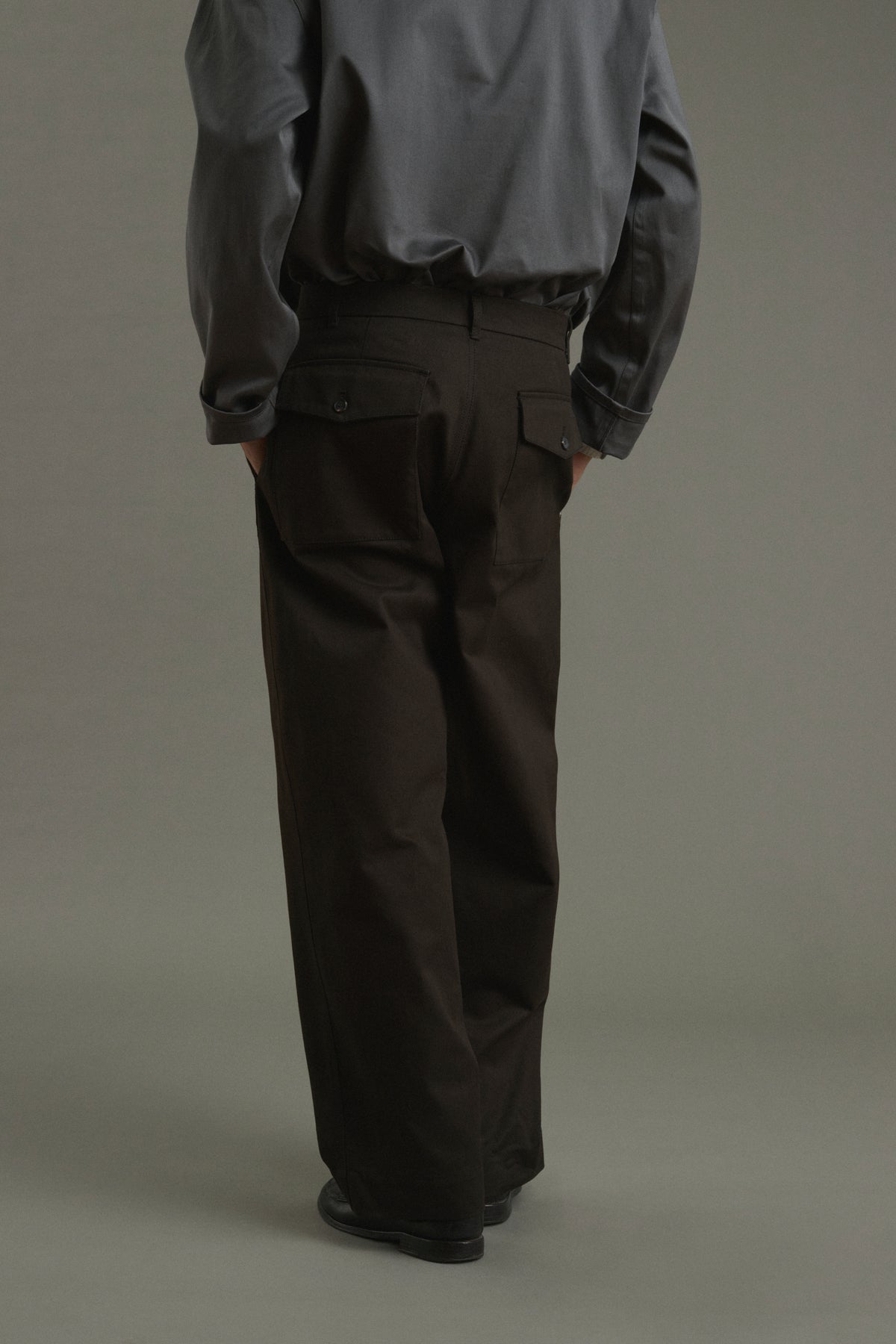 Chet trousers - Brown - Cotton - Men