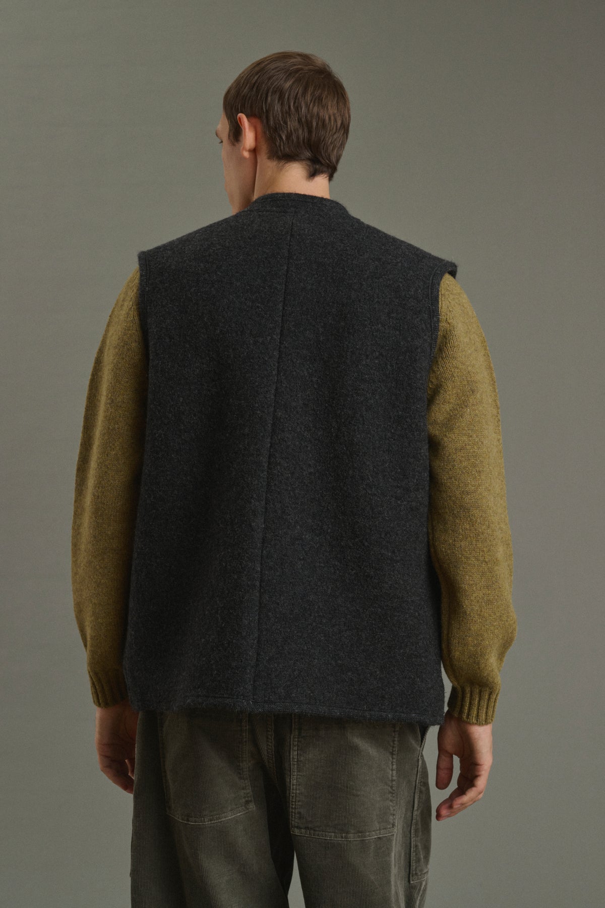 Samuel Jacket - Charcoal Grey - Wool - Men
