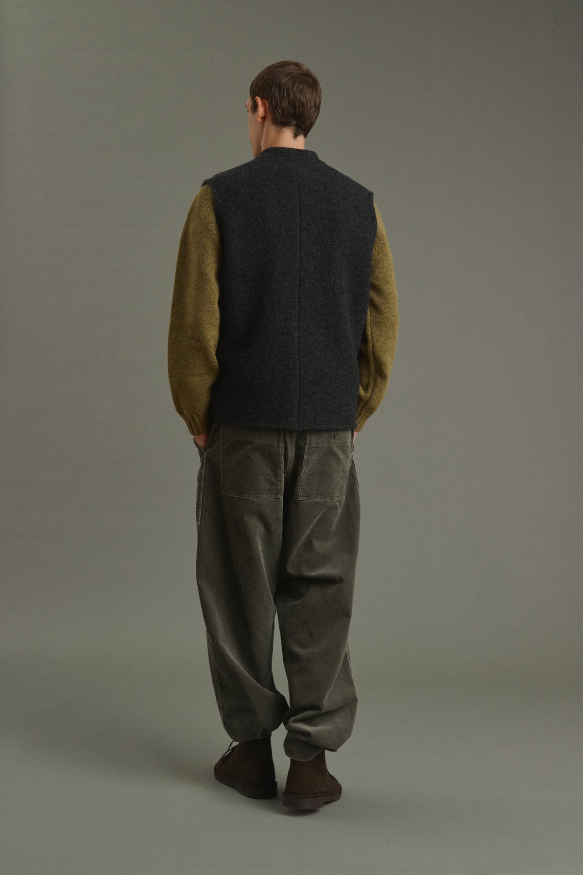 Samuel Jacket - Charcoal Grey - Wool - Men vue 4