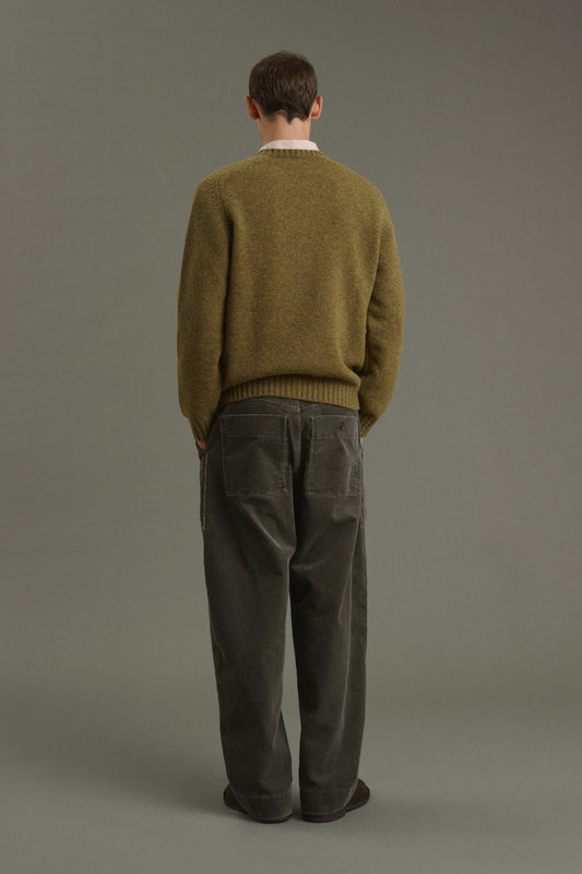 Hose Kurtis - Graugrün - Baumwolle - Herren