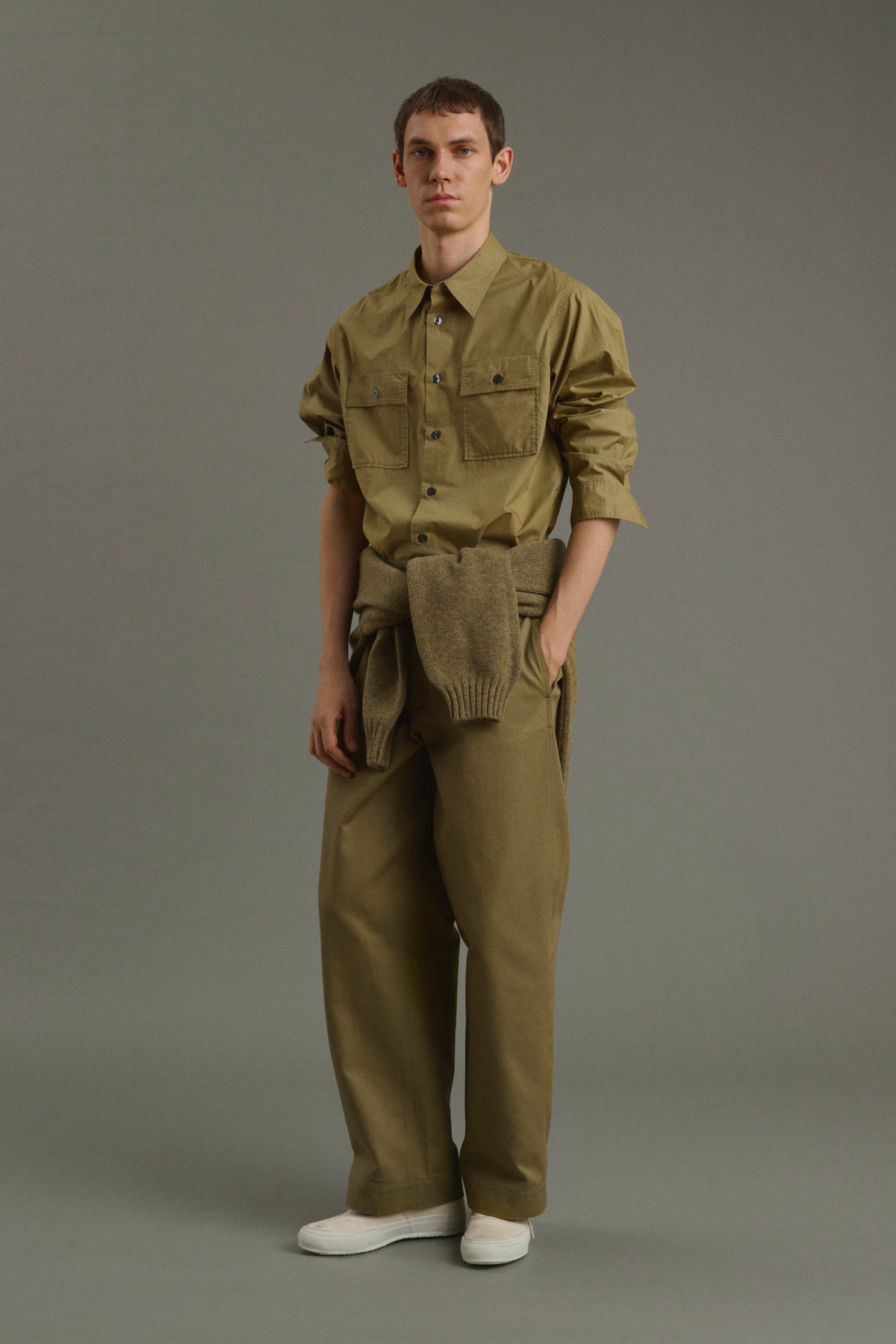 Chemise Isaac - Beige - Coton - Homme vue 2