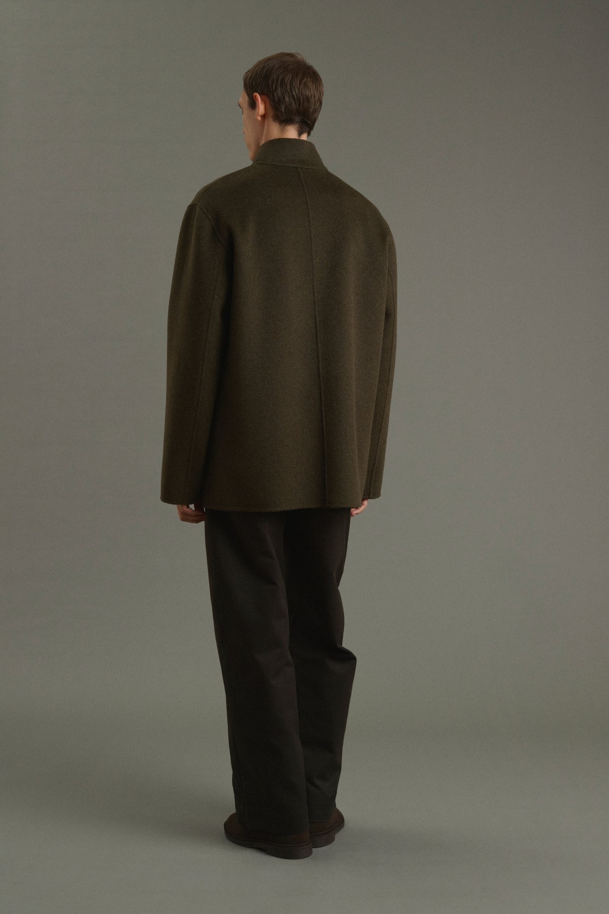 Veste Eole - Kaki Chiné - Double Face - Homme