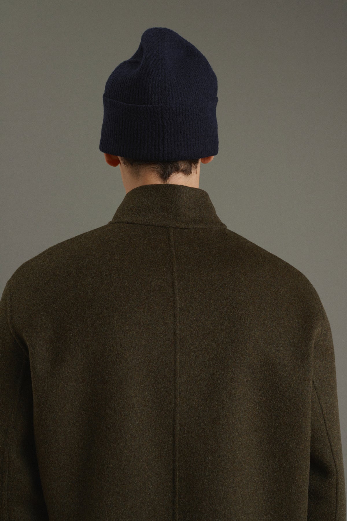 Mütze Yuta - Navy - Merinowolle - Herren vue 3