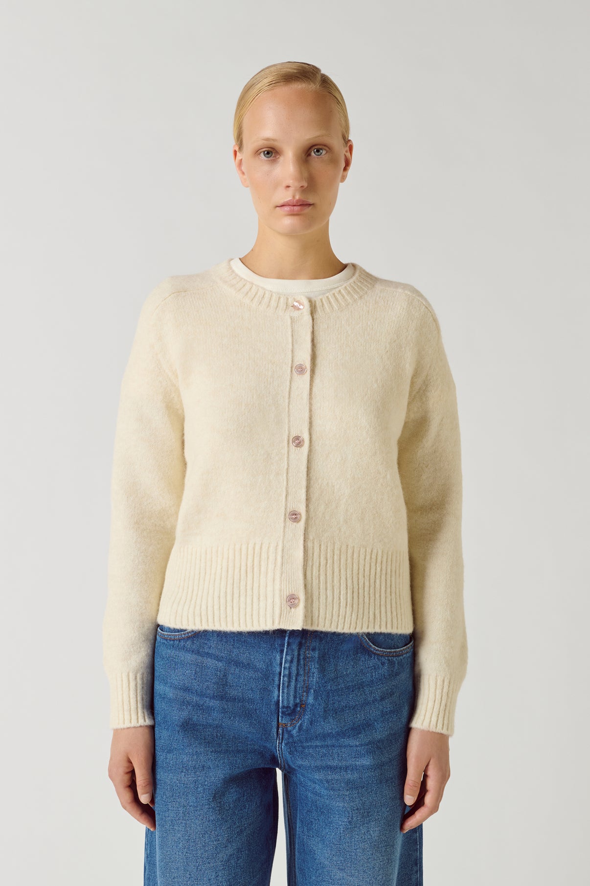 Cardigan Lyne - Ecru - Femme vue 1