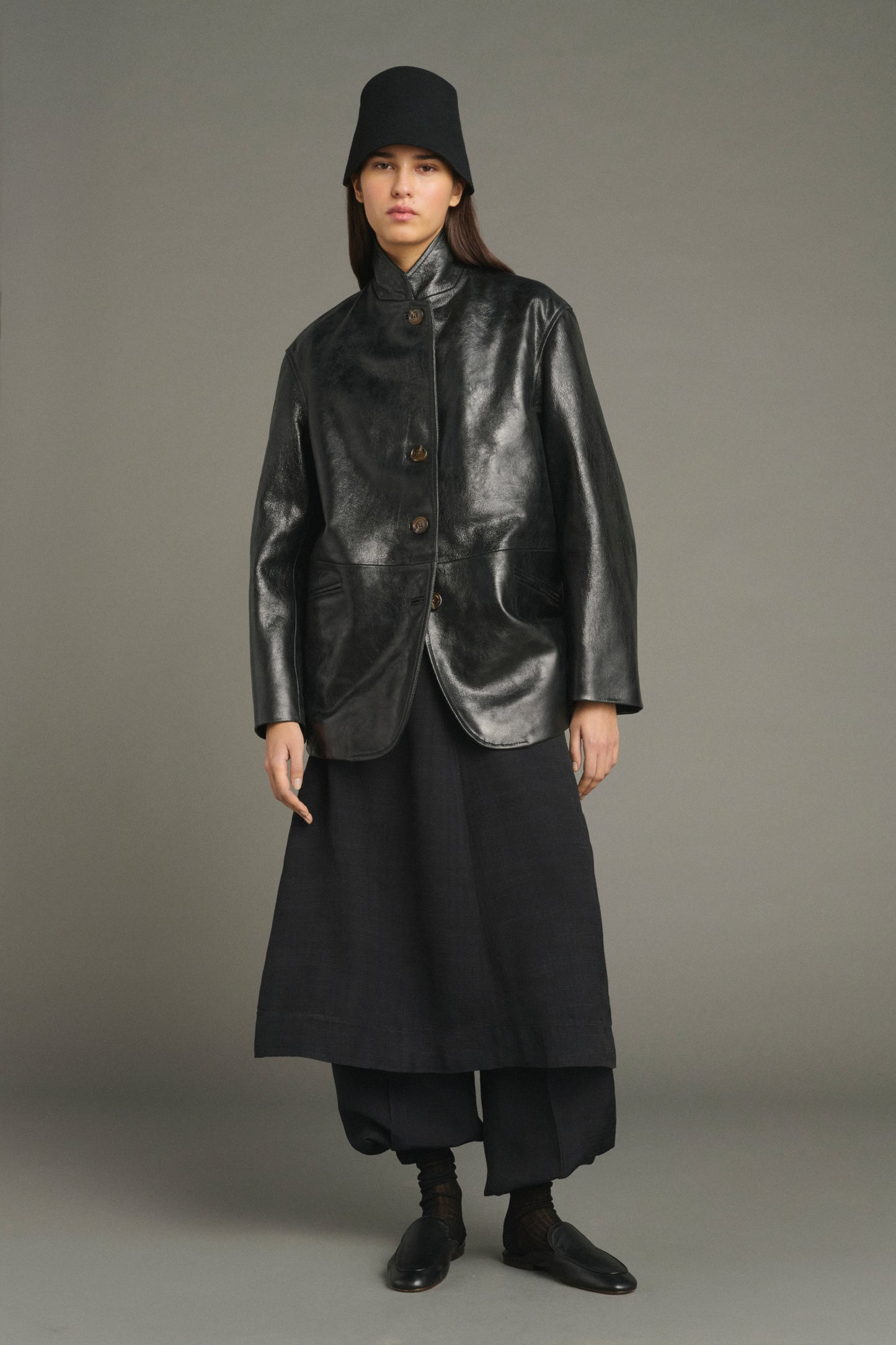 Veste Luciano - Noir - Cuir - Femme