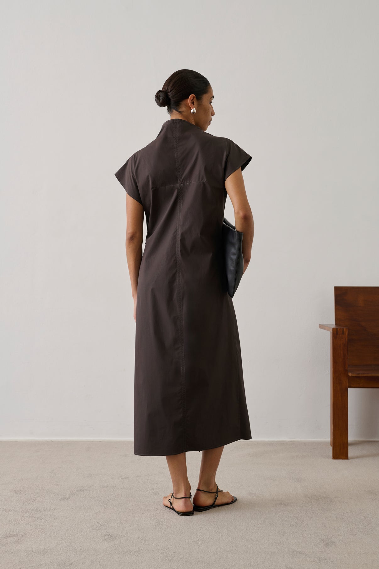 Robe Foggia - Marron - Femme vue 2