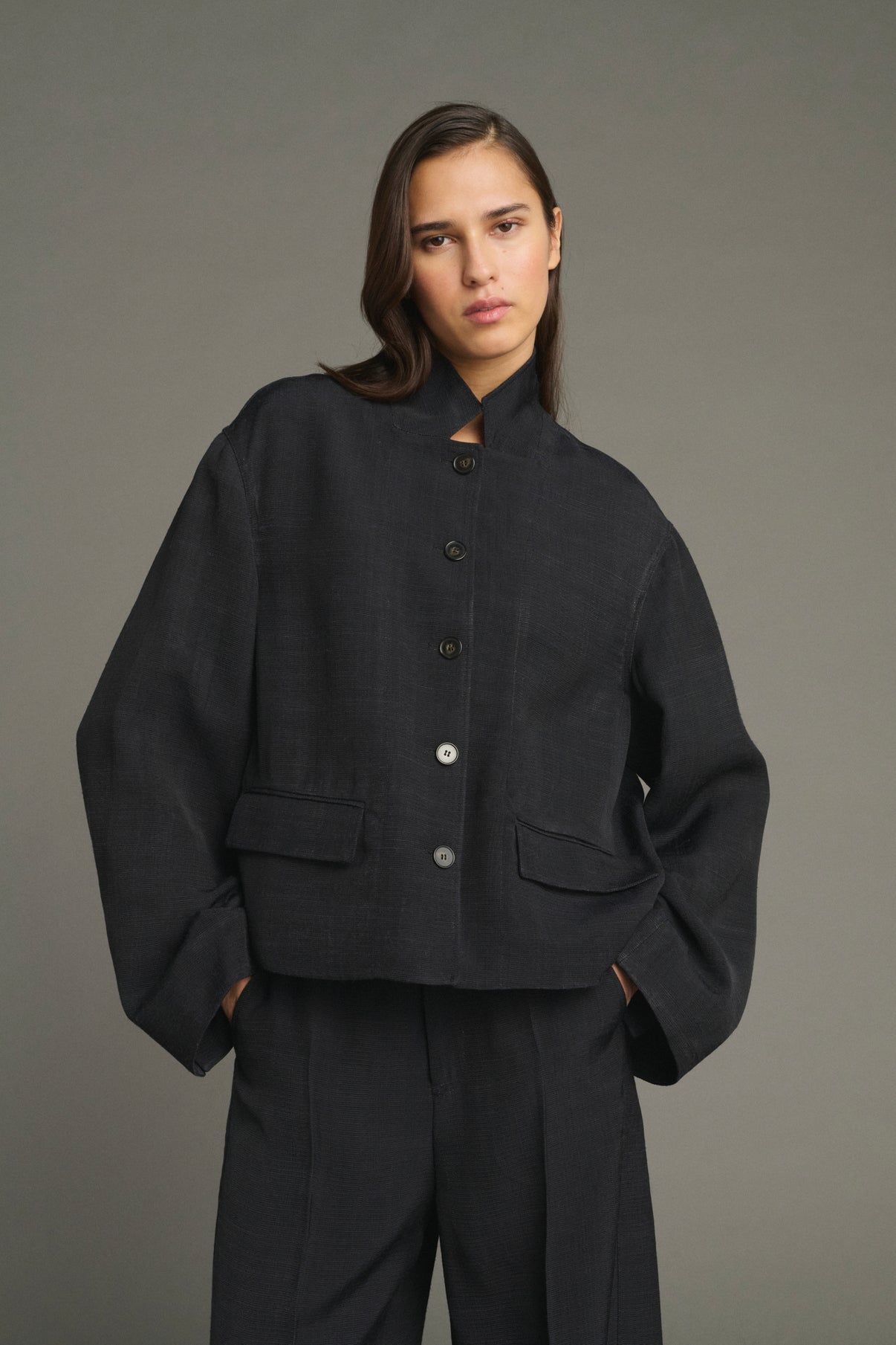 Houria jacket - Black - Women vue 3