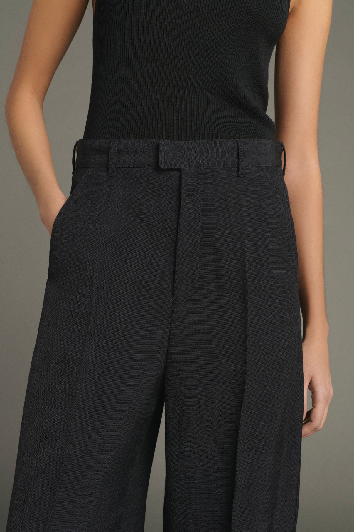 Hose Hippolyte - Schwarz - Damen vue 5