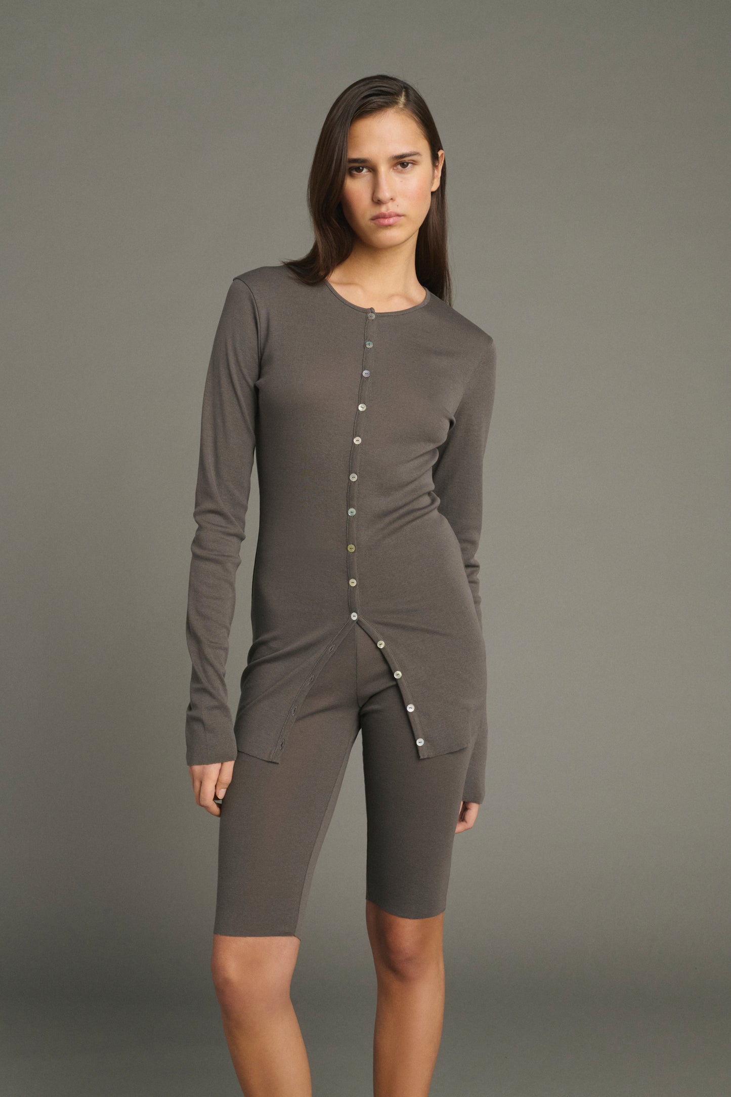 T-Shirt Luisa - Weihrauch - Baumwolle - Damen