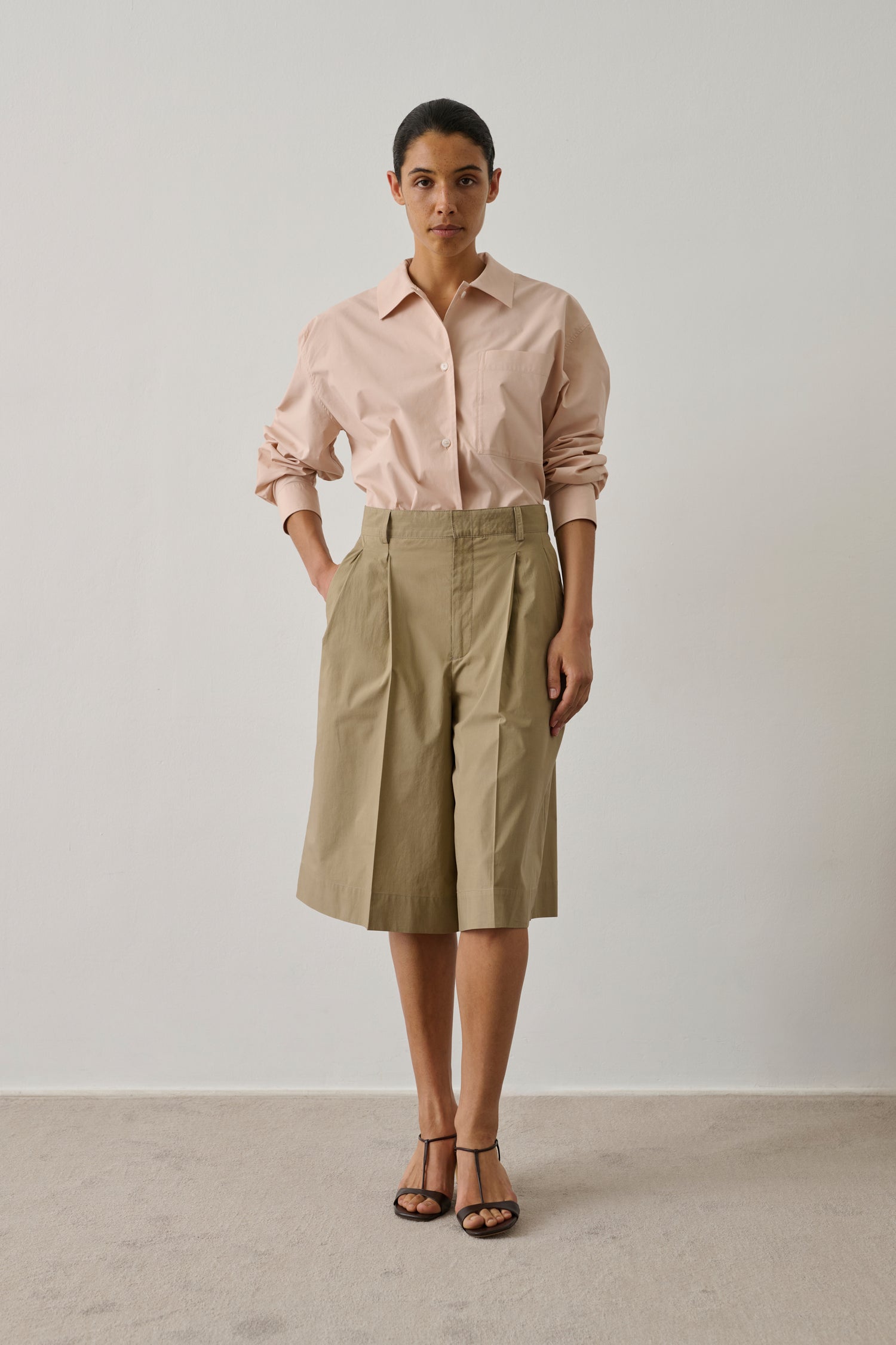 Bermuda Imogen - Sand - Baumwolle - Damen