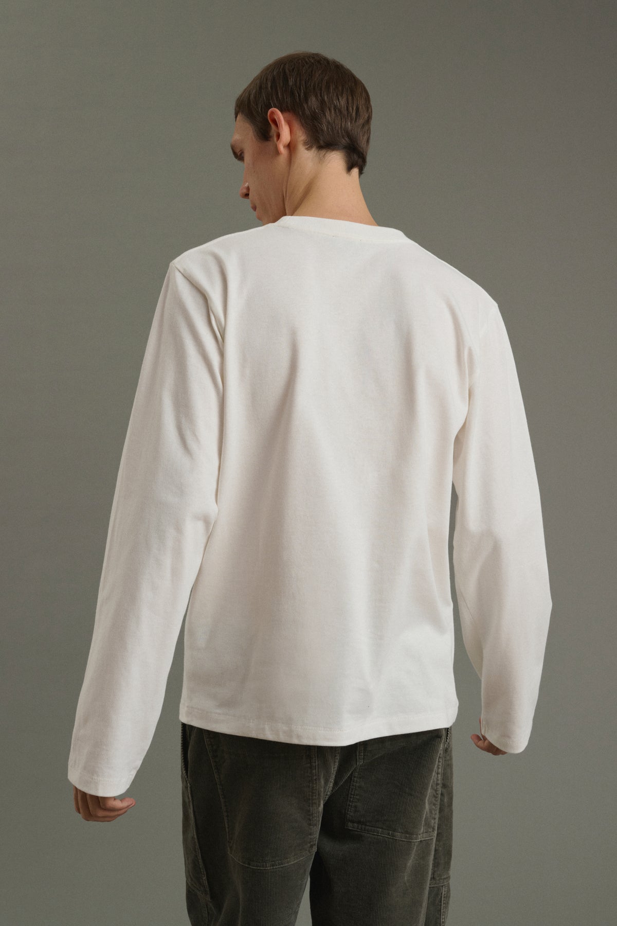 T-Shirt Thomas - Ecru - Baumwolle - Herren vue 4