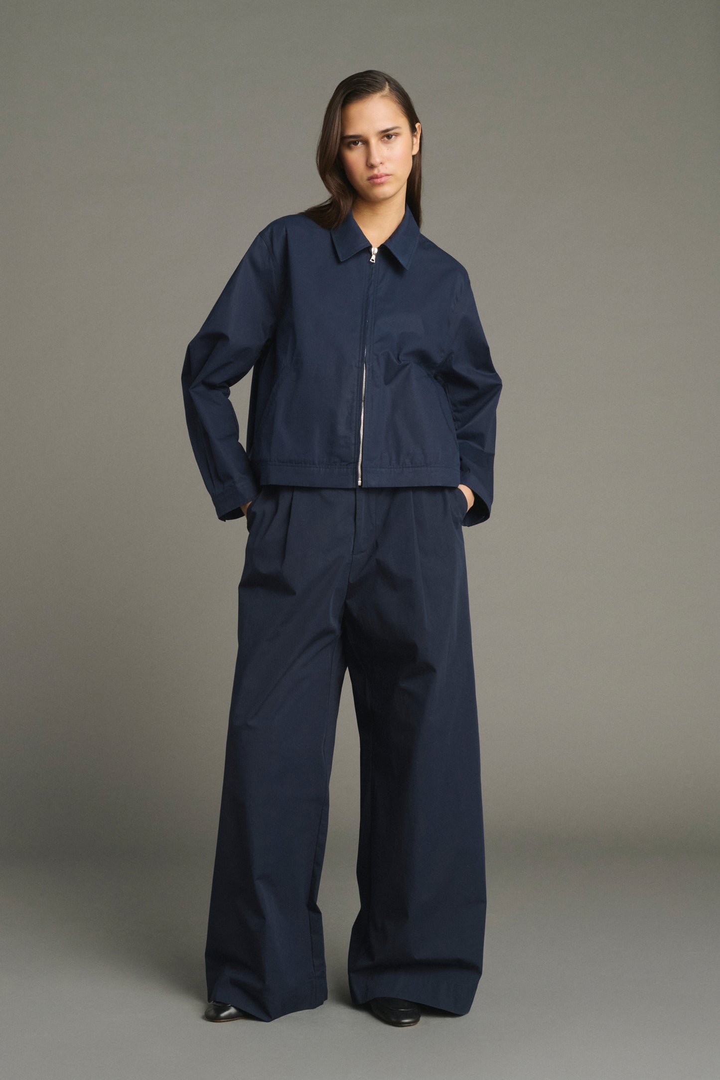 Jacke Jared – Navy – Baumwolle – Damen