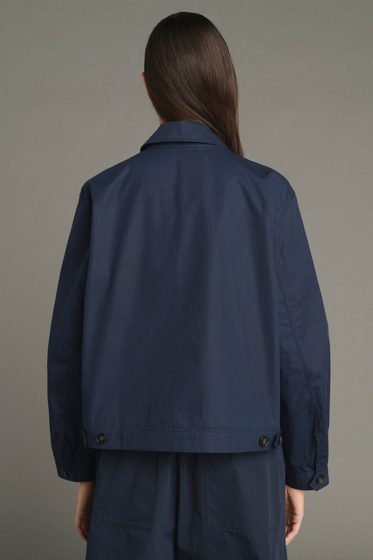 Jacke Jared – Navy – Baumwolle – Damen vue 4