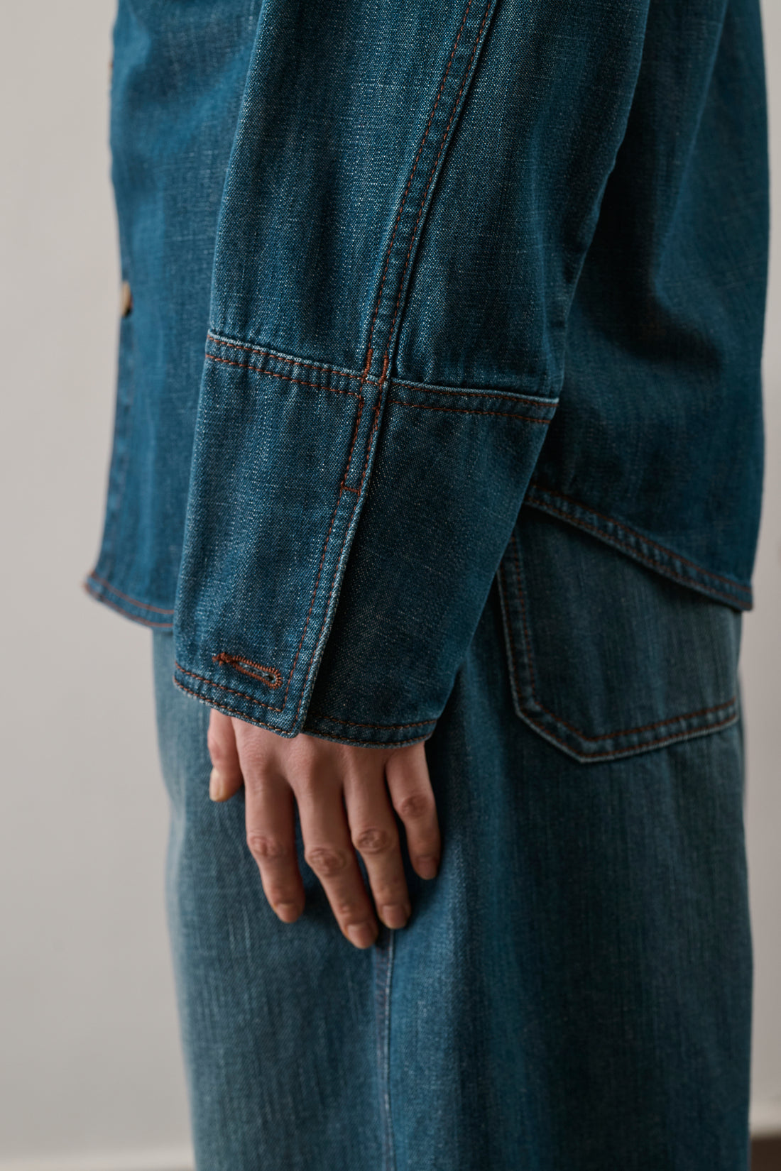 Chemise Garance - Bleu/Vert - Femme