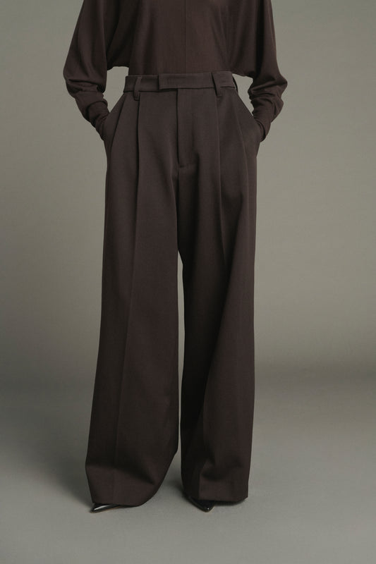 Hose Laumiere – Ebenholz – Wolle – Damen