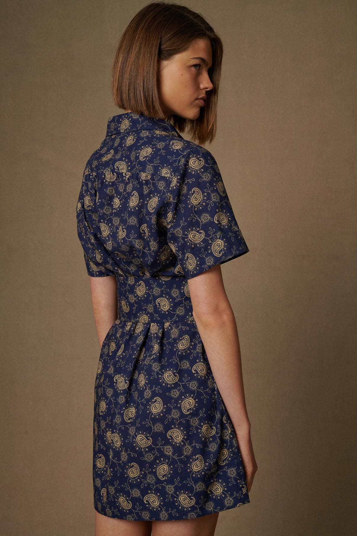 ROBE MAUD NAVY vue 2