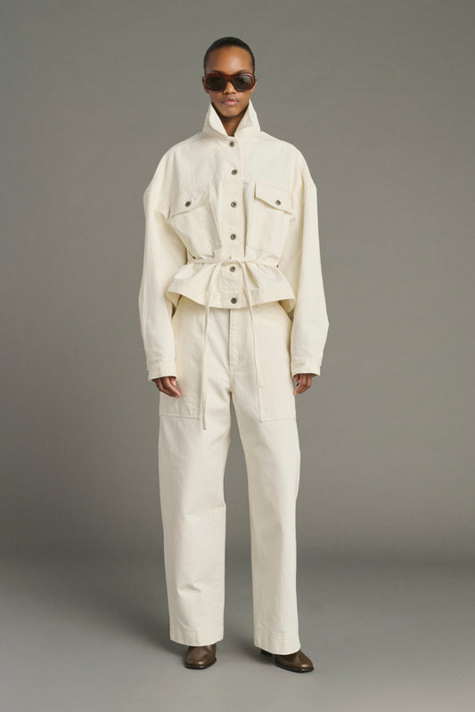 Veste Lys - Écru - Coton - Femme