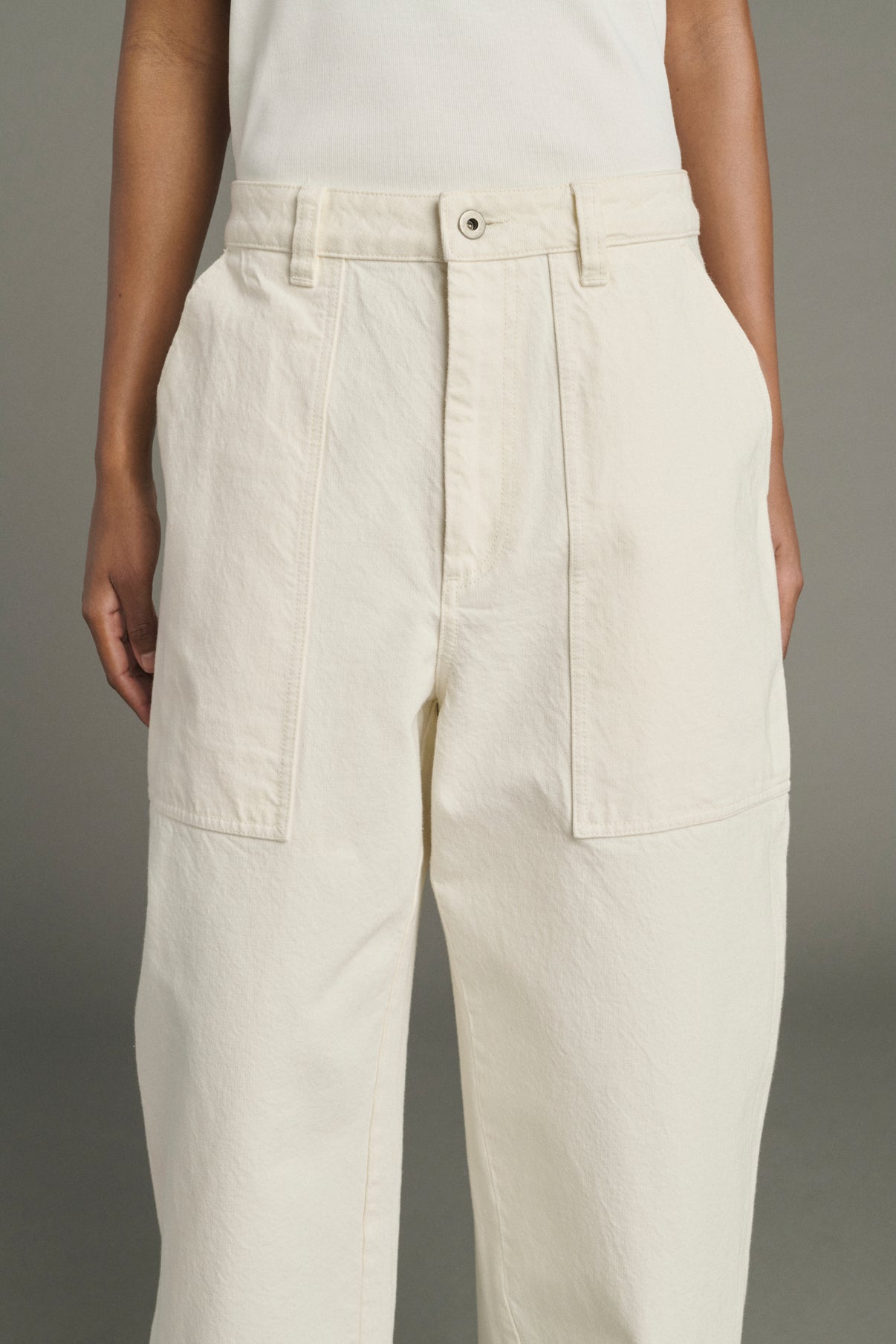 Jeans Kurt - Ecru - Cotton - Women vue 5