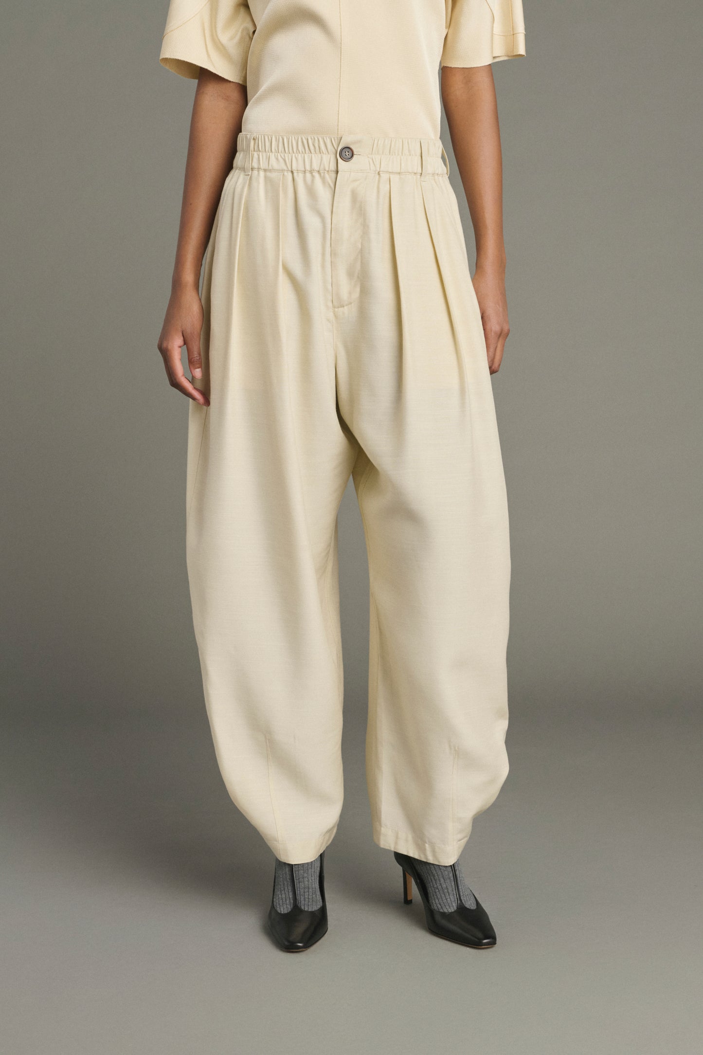 Vernon trousers - Ecru - Women
