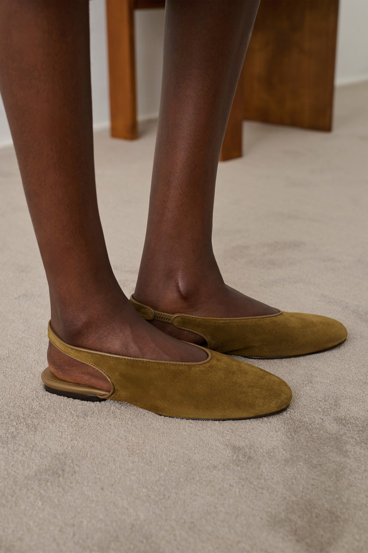 Slingbacks Emmett - Karamell - Leder - Damen vue 2