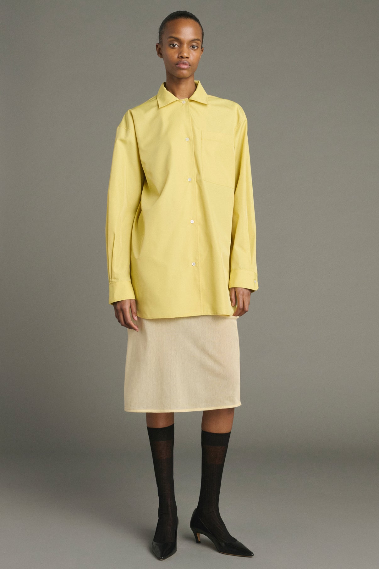 Hemd Kita - Gelb/Beige - Damen vue 1