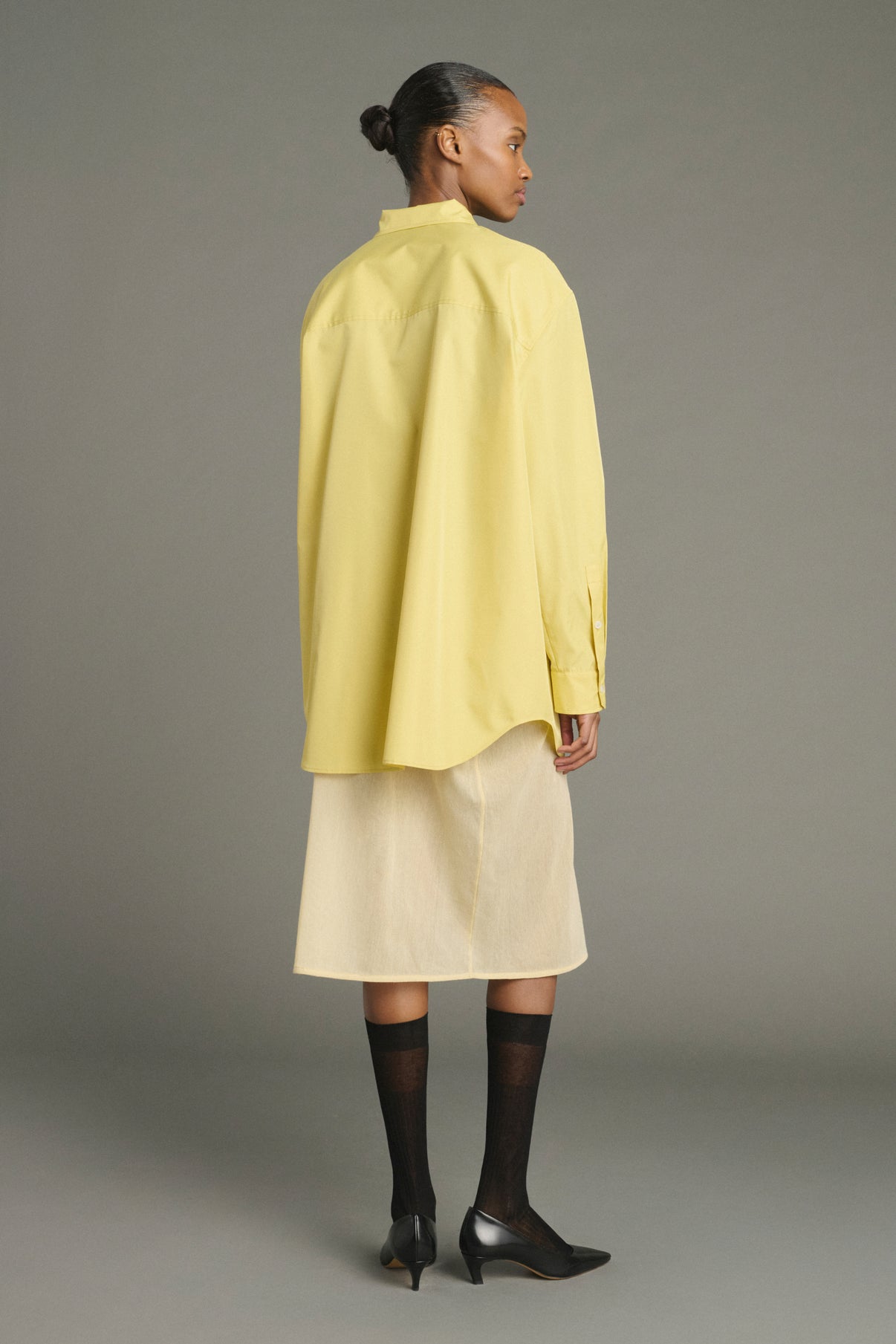 Hemd Kita - Gelb/Beige - Damen vue 2