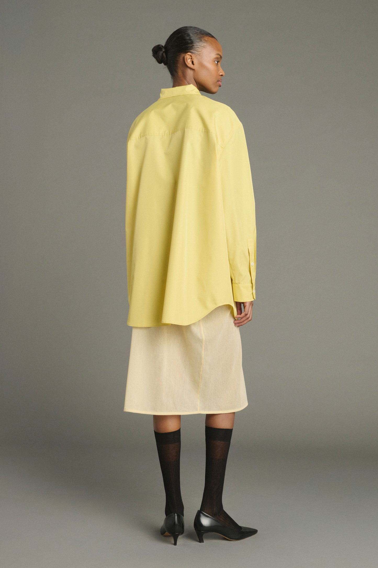 Hemd Kita - Gelb/Beige - Damen