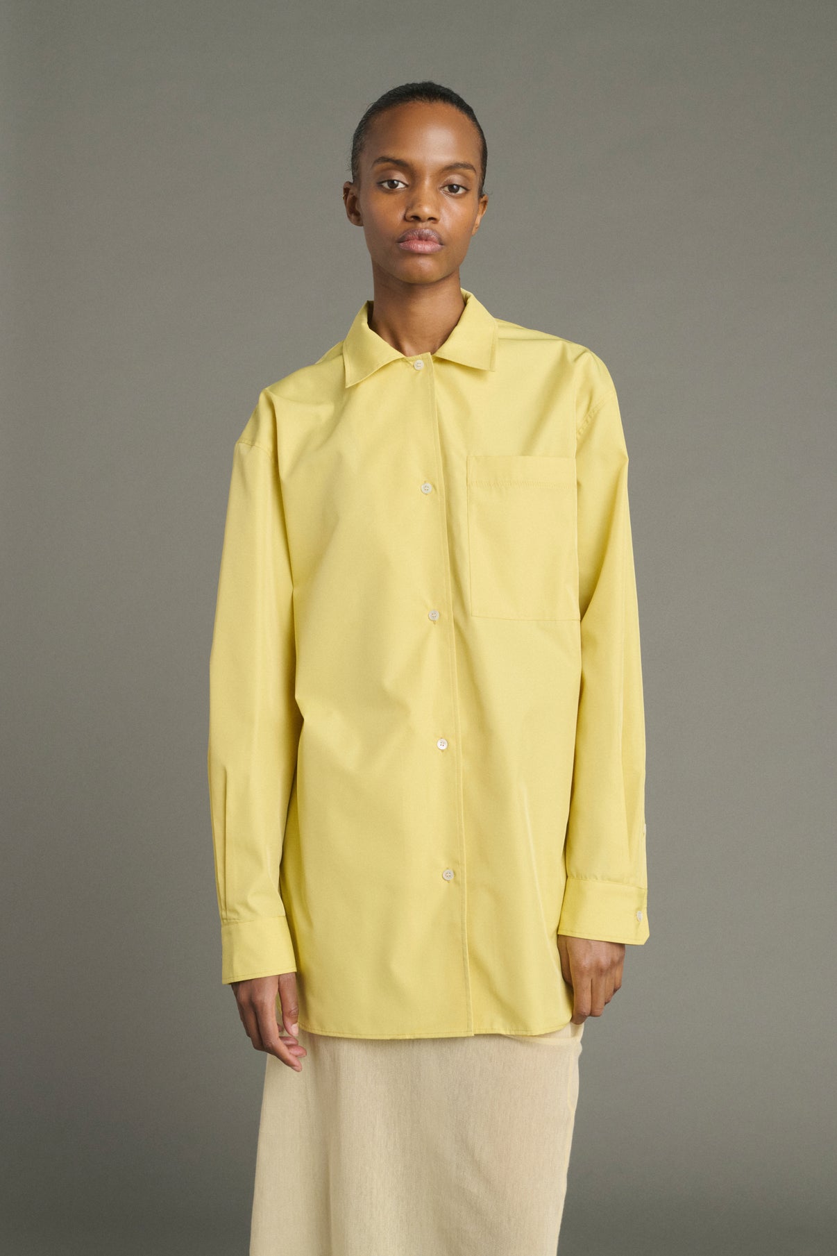 Hemd Kita - Gelb/Beige - Damen vue 3