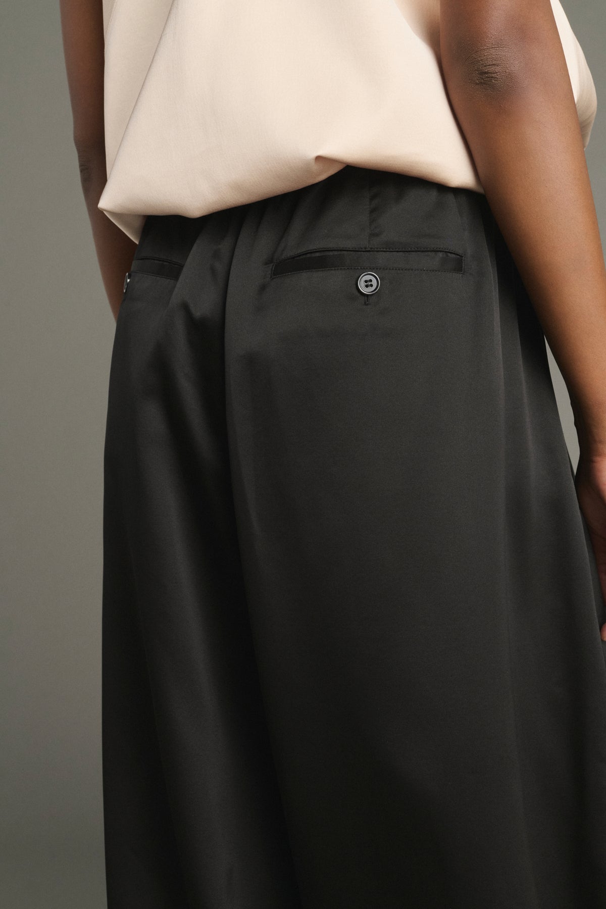 Hose Leopold – Schwarz – Seide – Damen vue 4