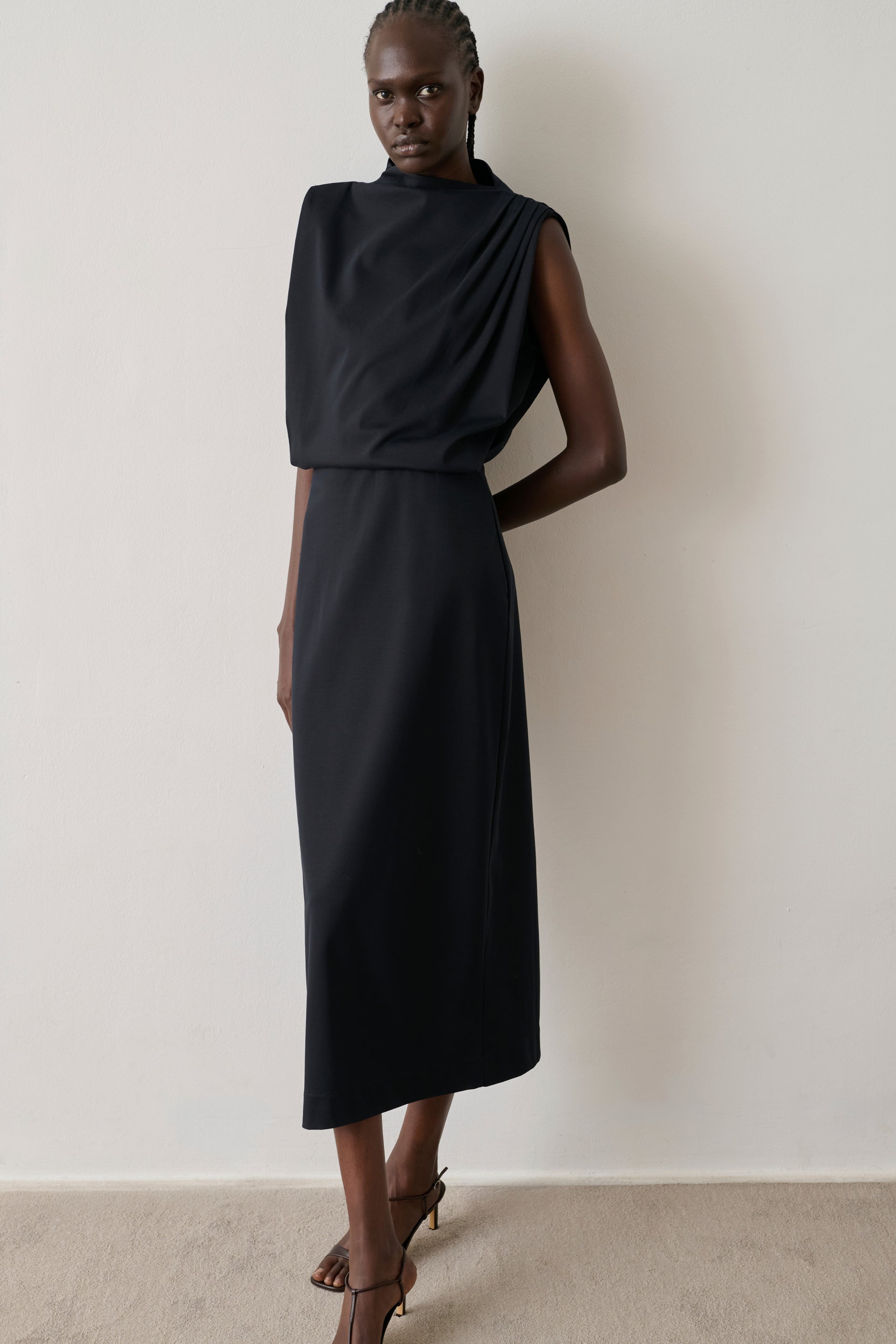 BLACK GEMMA DRESS
