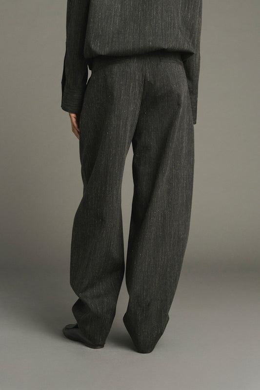 Hose Baptiste – Anthrazitgrau – Wolle – Damen