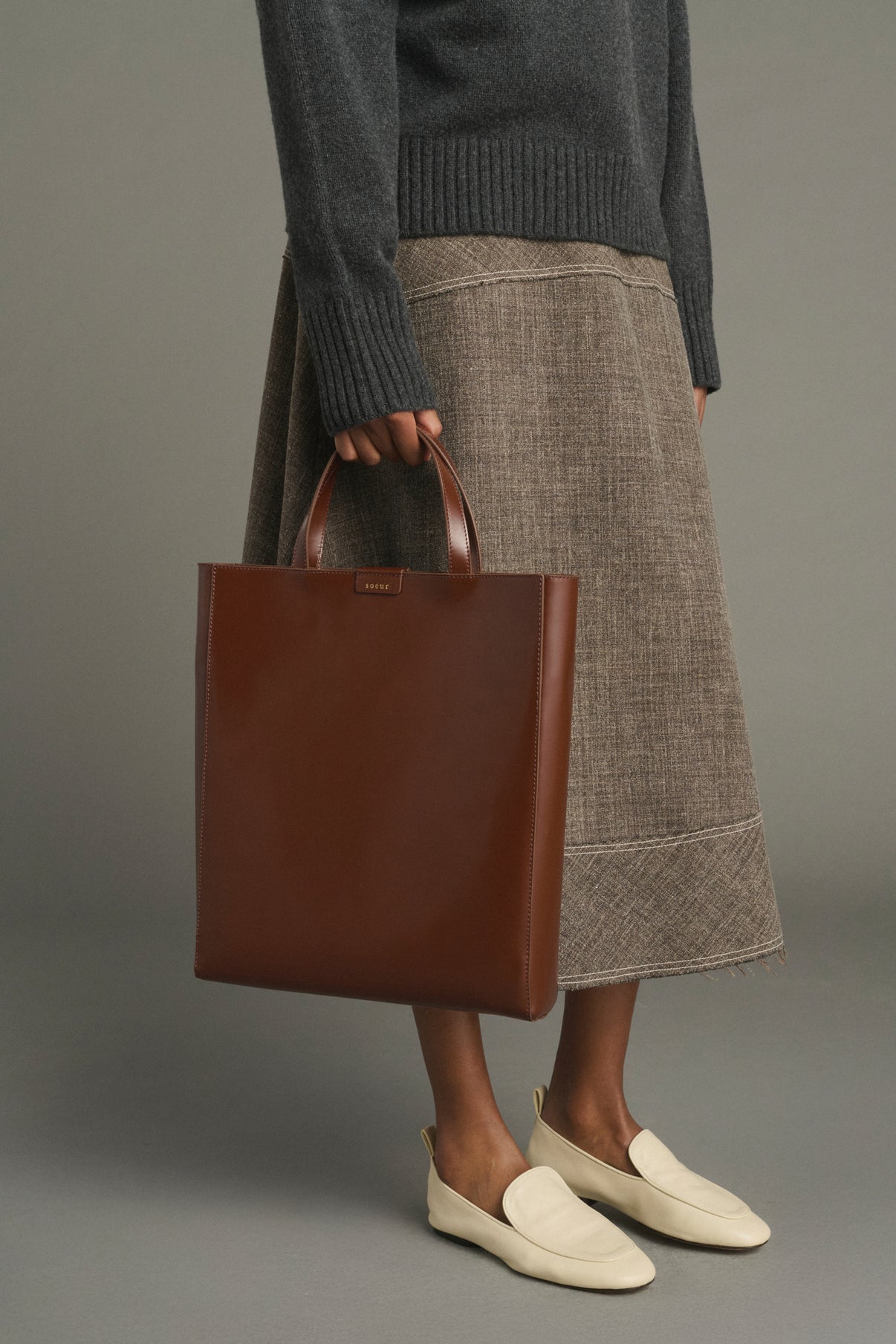 Tasche Wilo – Cognac – Leder – Damen vue 2