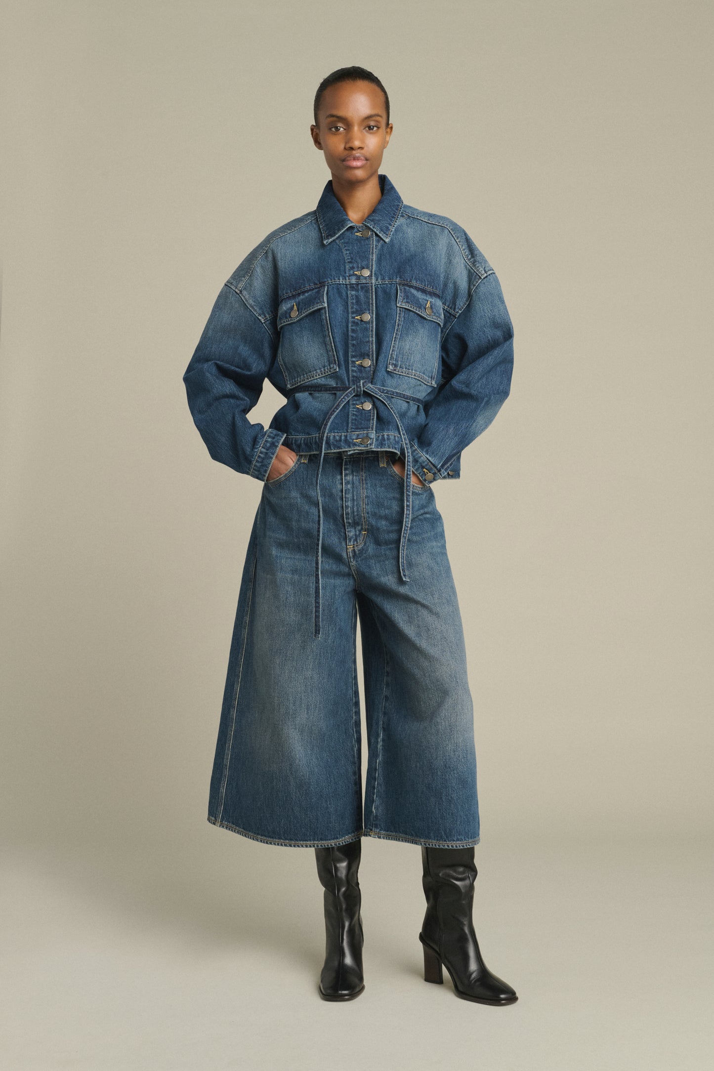 Bermuda Joyce – Denim Blau Ausgewaschen – Baumwolle – Damen