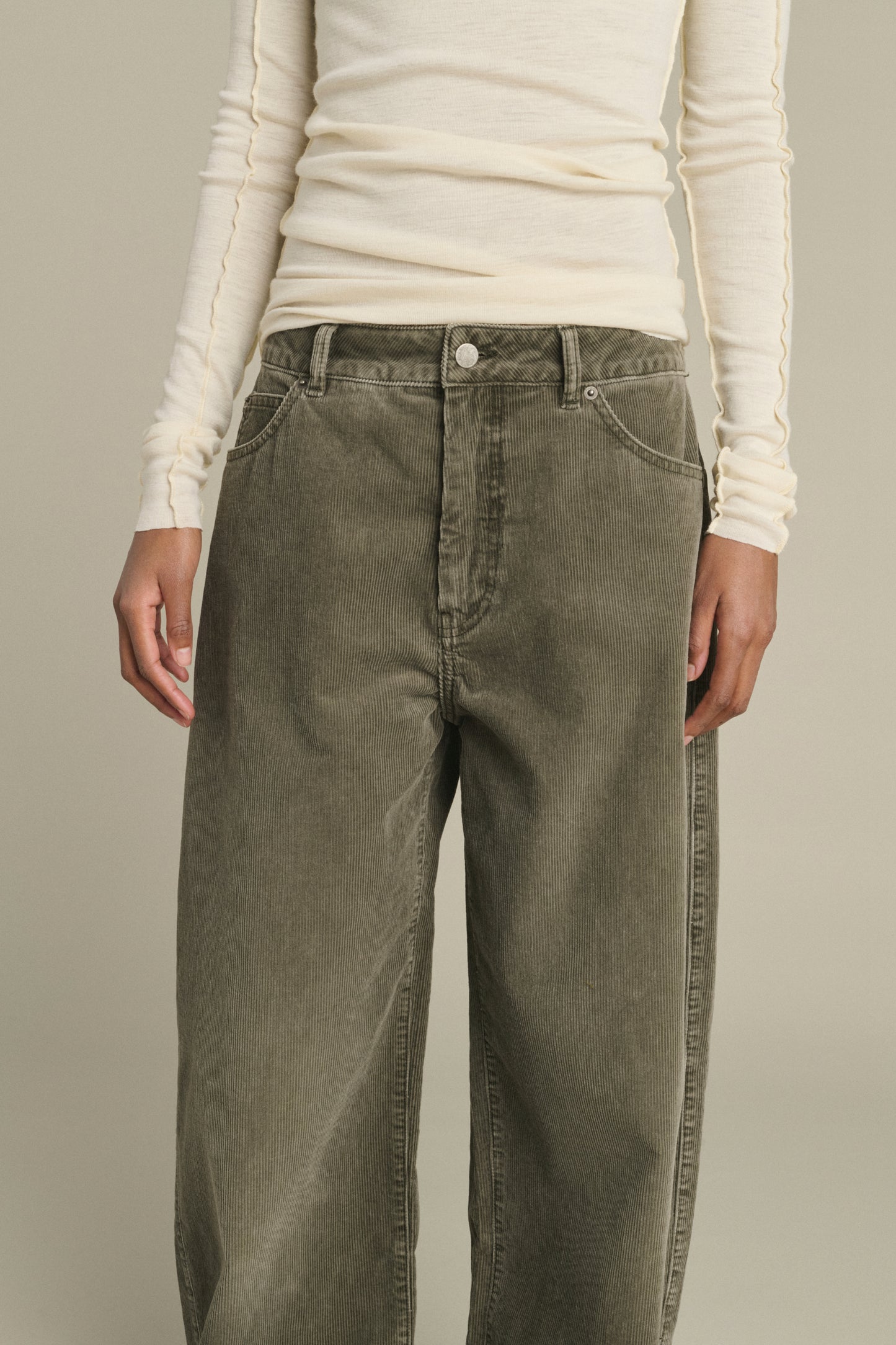 Hose Hunter – Grau – Baumwolle – Damen