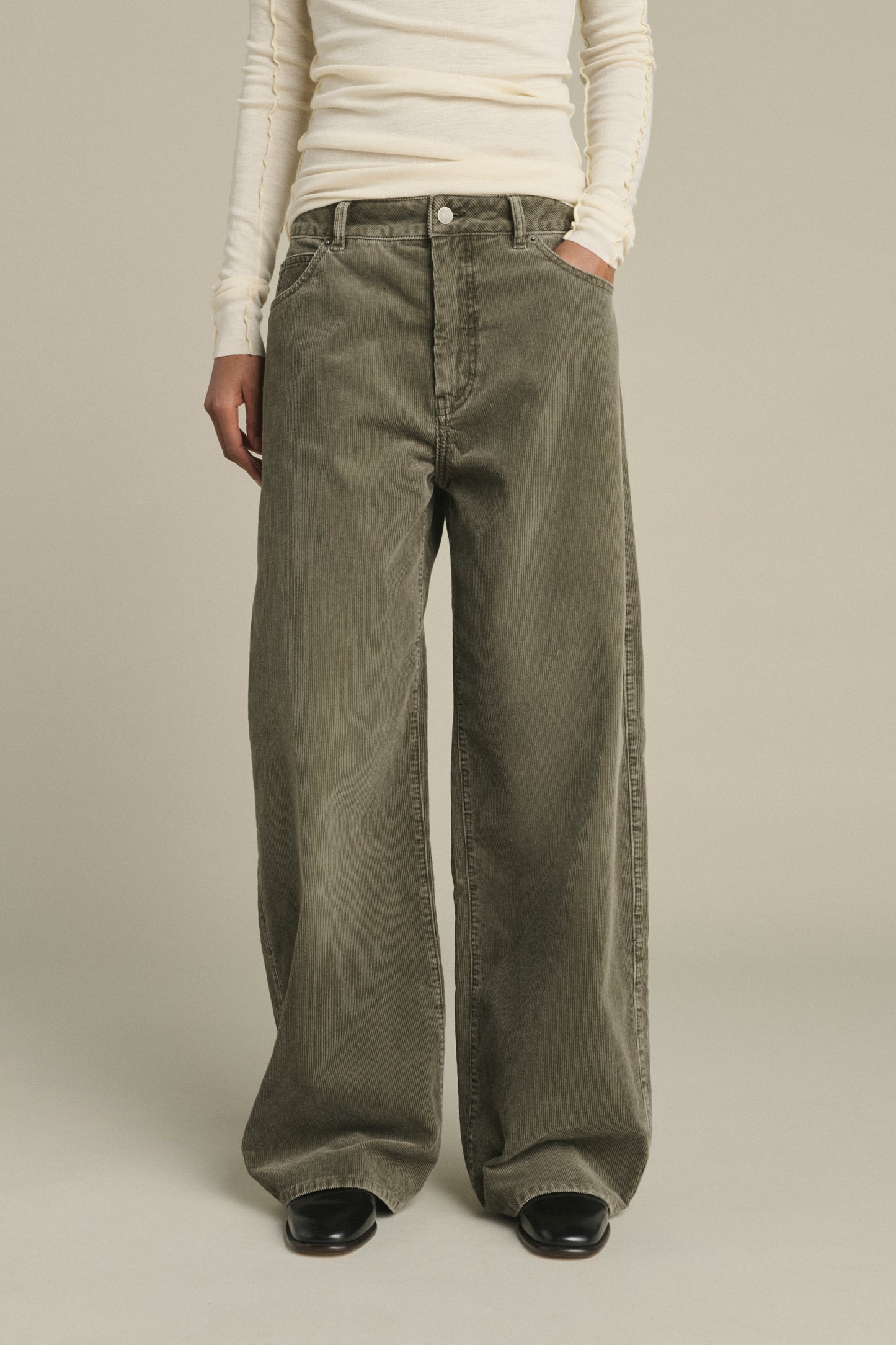 Hose Hunter – Grau – Baumwolle – Damen