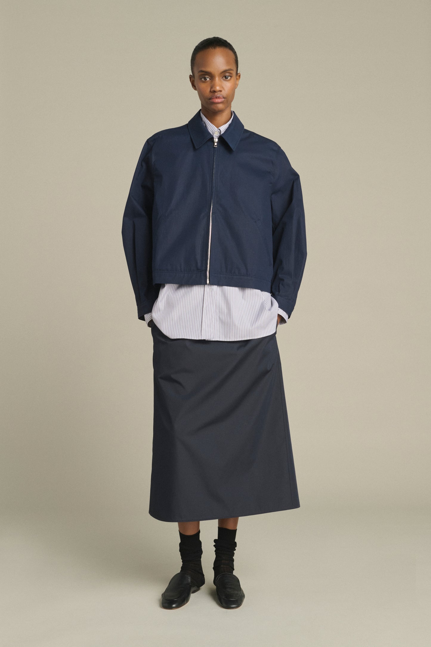 Jacke Jared – Navy – Baumwolle – Damen