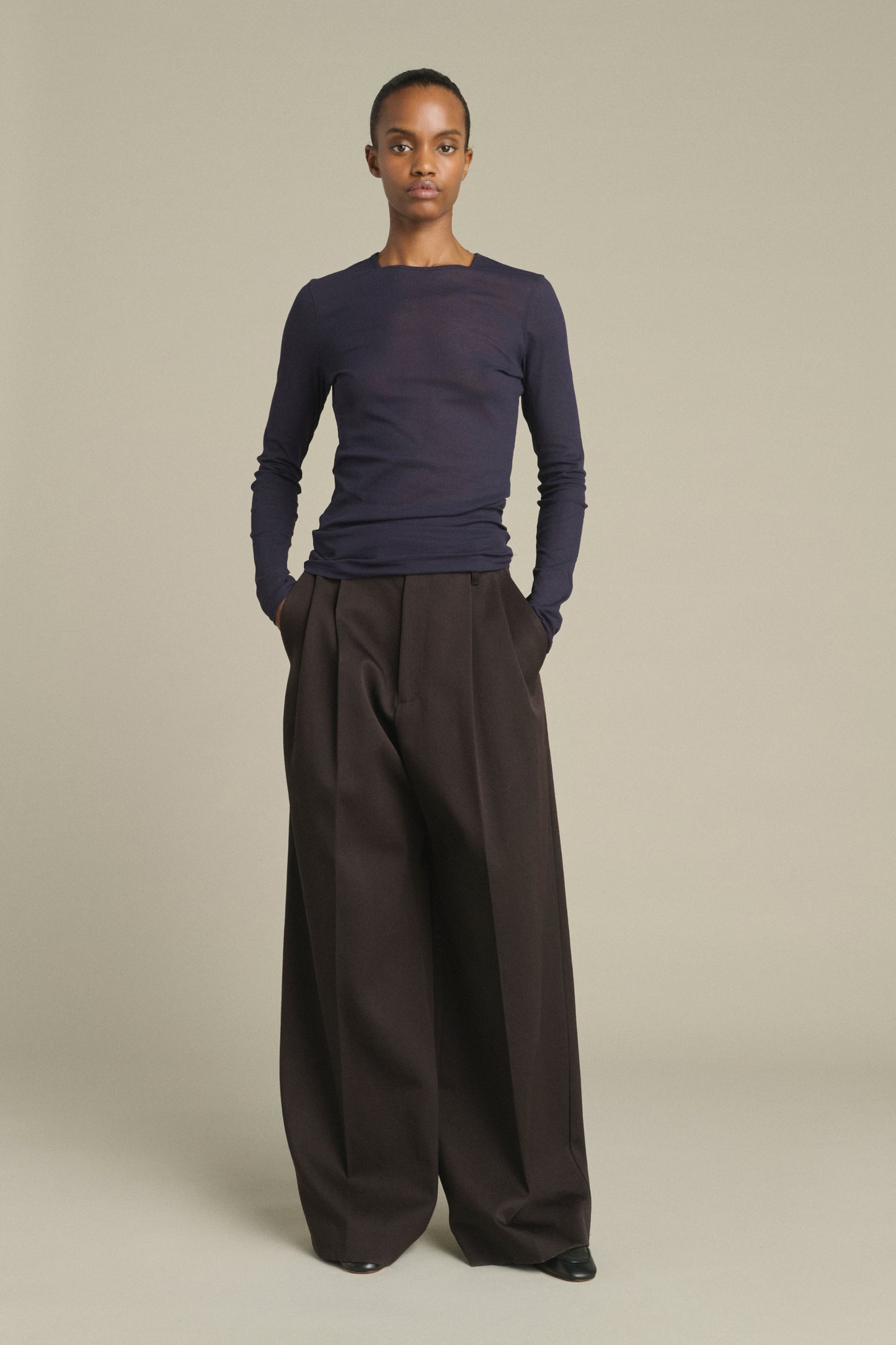 T-shirt Jia - Dark Violet - Cotton - Women
